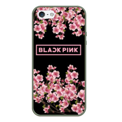 Чехол для iPhone 5/5S матовый Blackpink Sakura