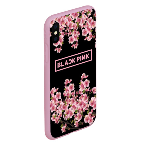 Чехол для iPhone XS Max матовый Blackpink Sakura, цвет розовый - фото 3