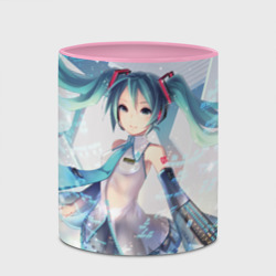 Кружка с полной запечаткой Сияние Мика Хацуне - фото 2