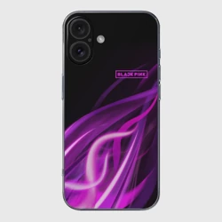 Чехол для iPhone 16 силиконовый с защитой камеры Blackpink