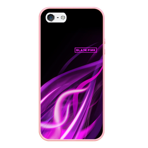 Чехол для iPhone 5/5S матовый Blackpink, цвет баблгам