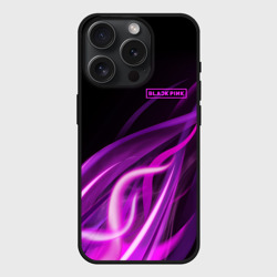 Чехол силиконовый для Apple iPhone 15 Pro матовый Blackpink