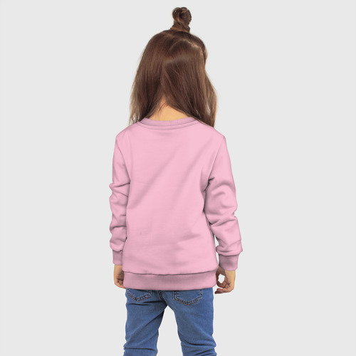 Детский свитшот хлопок BTS ARMY, цвет светло-розовый - фото 4