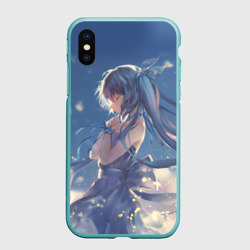 Чехол для iPhone XS Max матовый Печальная Хатсуне Мику