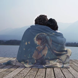 Плед 3D Печальная Хатсуне Мику - фото 2