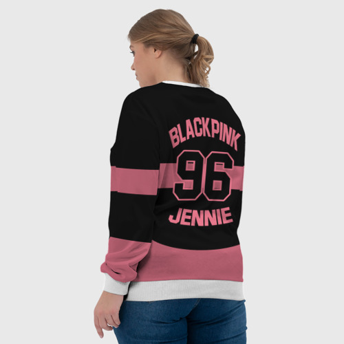 Женский свитшот 3D BlackPink 96 JENNIE, цвет 3D печать - фото 7