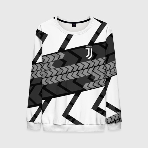 Мужской свитшот 3D JUVE RUNNER SPORT, цвет белый