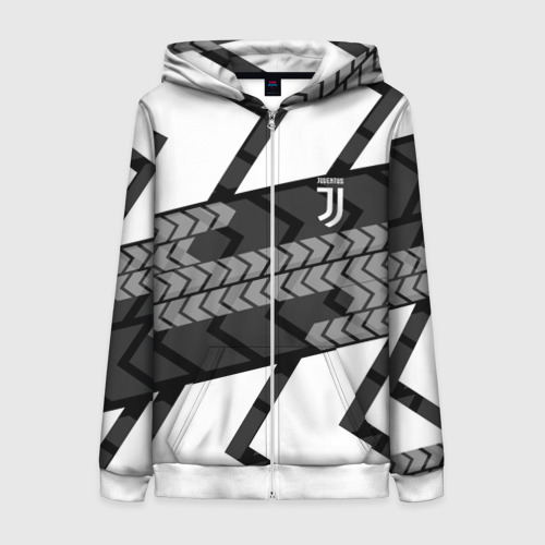 Женская толстовка 3D на молнии JUVE RUNNER SPORT, цвет белый