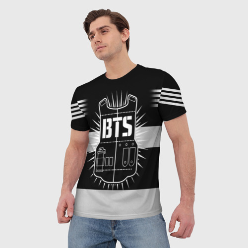 Мужская футболка 3D BTS ARMY 93 SUGA, цвет 3D печать - фото 3