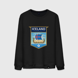 Мужской свитшот хлопок Футбол - Исландия