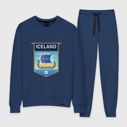 Женский костюм хлопок Футбол - Исландия