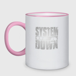 Кружка двухцветная System of a Down