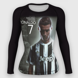 Женский рашгард 3D Ronaldo juve sport