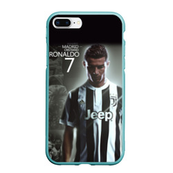 Чехол для iPhone 7Plus/8 Plus матовый Ronaldo juve sport