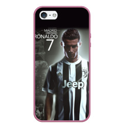 Чехол для iPhone 5/5S матовый Ronaldo juve sport