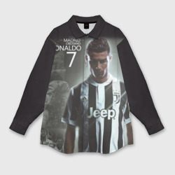 Мужская рубашка oversize 3D Ronaldo juve sport