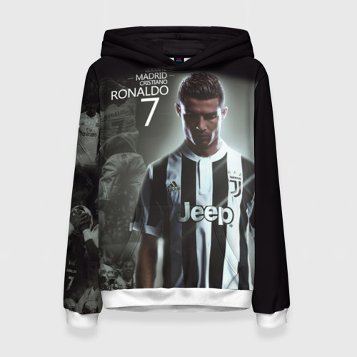 Женская толстовка 3D Ronaldo juve sport, цвет 3D печать