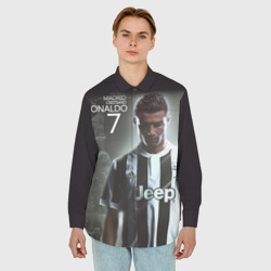 Мужская рубашка oversize 3D Ronaldo juve sport - фото 2