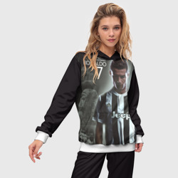 Женский костюм с толстовкой 3D Ronaldo juve sport - фото 2