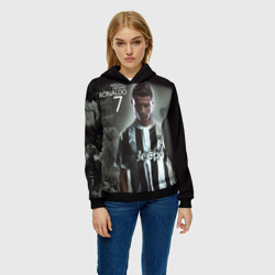 Женская толстовка 3D Ronaldo juve sport - фото 2