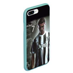 Чехол для iPhone 7Plus/8 Plus матовый Ronaldo juve sport - фото 2