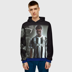Мужская толстовка 3D Ronaldo juve sport - фото 2