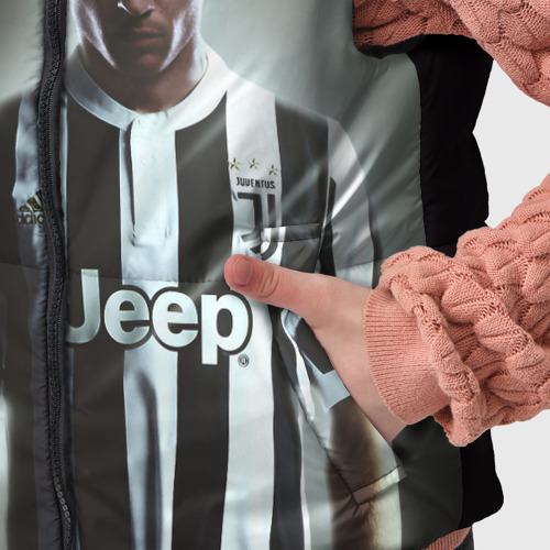 Детский жилет утепленный 3D Ronaldo juve sport, цвет черный - фото 6