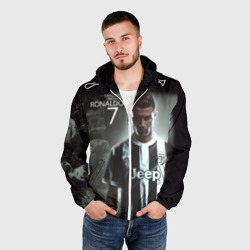 Мужская ветровка 3D Ronaldo juve sport - фото 2