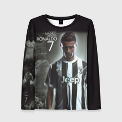 Женский лонгслив 3D Ronaldo juve sport