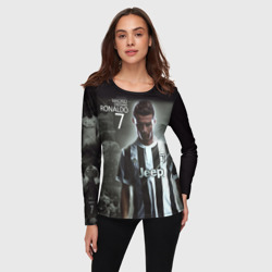 Женский лонгслив 3D Ronaldo juve sport - фото 2