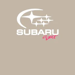 Мужской свитшот хлопок SubaruSect белое лого - фото 2