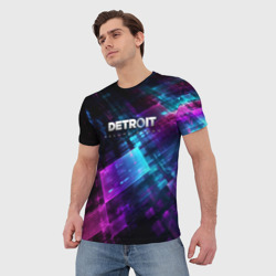 Мужская футболка 3D Detroit: Become Human - фото 2