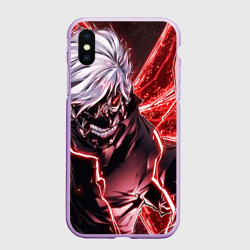 Чехол для iPhone XS Max матовый Токийский гуль