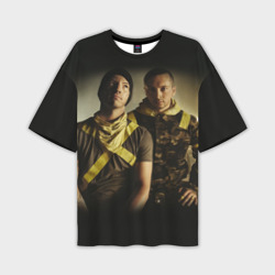 Мужская футболка oversize 3D Twenty One pilots TOP