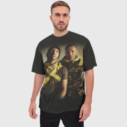 Мужская футболка oversize 3D Twenty One pilots TOP - фото 2