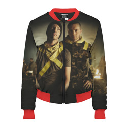 Женский бомбер 3D Twenty One pilots TOP