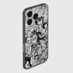 Чехол для iPhone 16 Pro силиконовый с защитой камеры Ахегао лица - фото 2