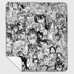 Плед с рукавами Ахегао лица