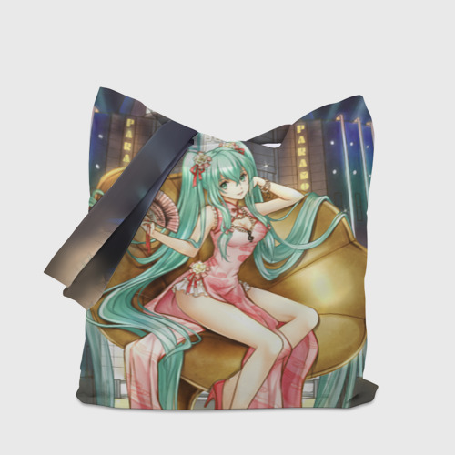 Шоппер 3D Hatsune Moku на троне - фото 4