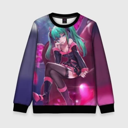 Детский свитшот 3D Хатсуне Мику