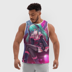 Мужская спортивная майка 3D Хатсуне Мику - фото 2