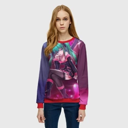 Женский свитшот 3D Хатсуне Мику - фото 2