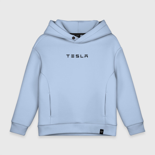 Детское худи Oversize хлопок Tesla, цвет мягкое небо