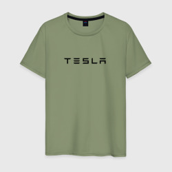 Мужская футболка хлопок Tesla