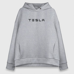 Женское худи Oversize хлопок Tesla