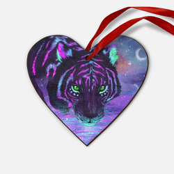 Деревянная игрушка Сердце Киса