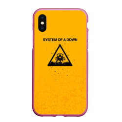 Чехол для iPhone XS Max матовый System of a Down