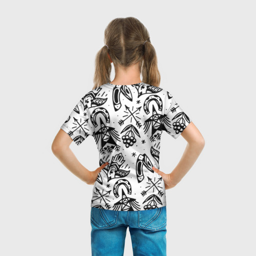 Детская футболка 3D Сибирь, цвет 3D печать - фото 6
