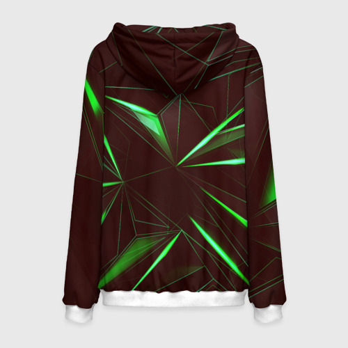 Мужская толстовка 3D STRIPES GREEN 3D - фото 2