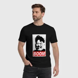 Мужская футболка хлопок Boom Ким Чен Ын - фото 2